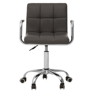 Orsina Finn Grey Swivel Desk Chair – Modern Home Office Task Chair