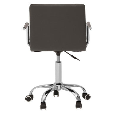 Orsina Finn Grey Swivel Desk Chair – Modern Home Office Task Chair