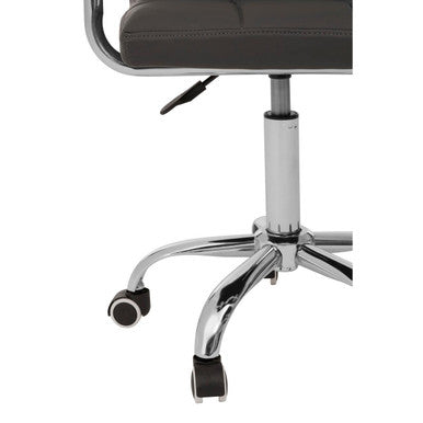 Orsina Finn Grey Swivel Desk Chair – Modern Home Office Task Chair
