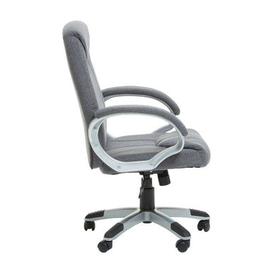 Orsina Finlay Grey Home Office Chair – Modern Swivel Task Chair