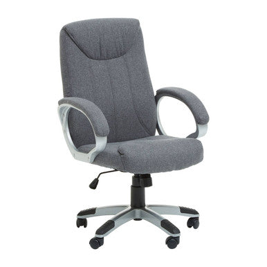 Orsina Finlay Grey Home Office Chair – Modern Swivel Task Chair
