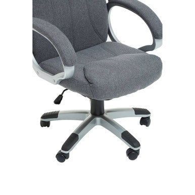 Orsina Finlay Grey Home Office Chair – Modern Swivel Task Chair