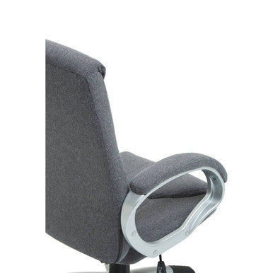 Orsina Finlay Grey Home Office Chair – Modern Swivel Task Chair
