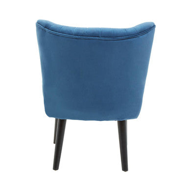 Orsina Regents Park Blue Velvet Accent Chair | Modern Living Room Seating