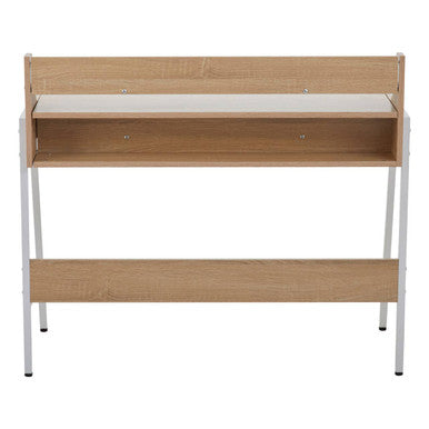 Orsina Bradbury Natural Oak Veneer Desk – Modern Minimalist Writing Desk