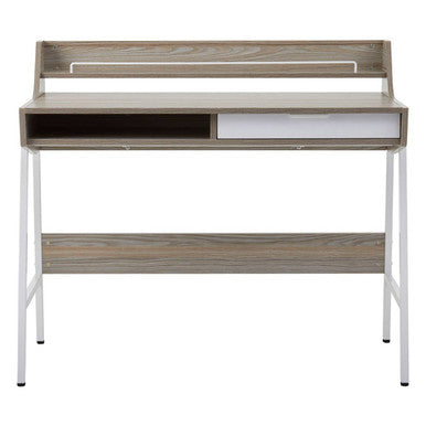 Orsina Bradbury Light Oak Veneer Desk – Compact Home Office Writing Desk