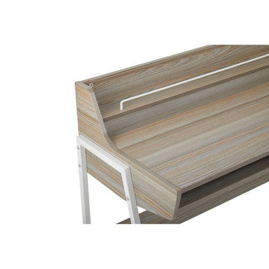 Orsina Bradbury Light Oak Veneer Desk – Compact Home Office Writing Desk