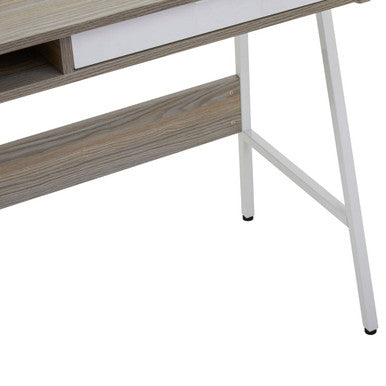 Orsina Bradbury Light Oak Veneer Desk – Compact Home Office Writing Desk