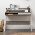 Orsina Bradbury Light Oak Veneer Desk – Compact Home Office Writing Desk