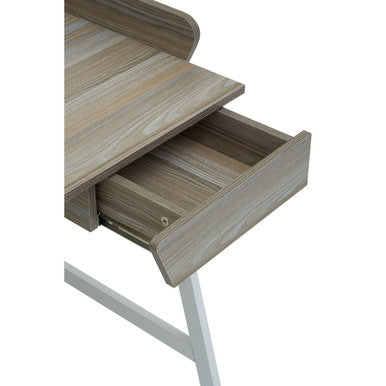 Orsina Bradbury Light Oak Desk – Modern One Drawer Study Table