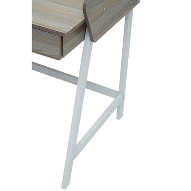 Orsina Bradbury Light Oak Desk – Modern One Drawer Study Table