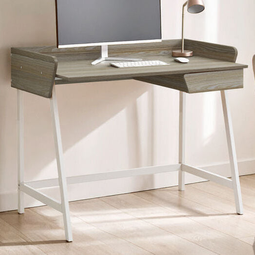 Orsina Bradbury Light Oak Desk – Modern One Drawer Study Table