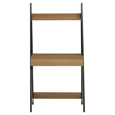 Orsina Bradbury Natural Oak Effect Desk with Industrial Metal Frame