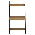 Orsina Bradbury Natural Oak Effect Desk with Industrial Metal Frame