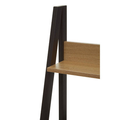 Orsina Bradbury Natural Oak Effect Desk with Industrial Metal Frame