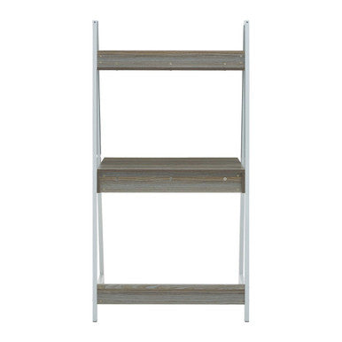 Orsina Bradbury Light Oak Effect Desk – Industrial Metal Writing Desk