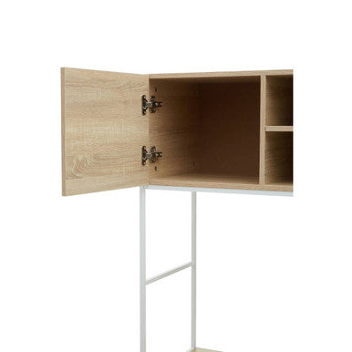 Orsina Bradbury Natural Oak Veneer Home Office Desk – Modern Writing Desk