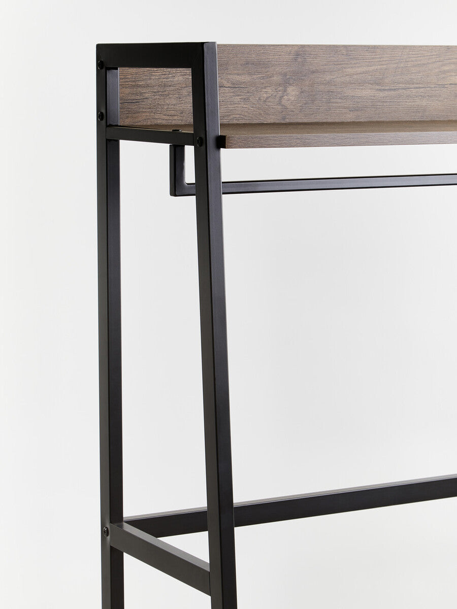 Orsina Bradbury Open Wardrobe – Dark Oak Storage Unit with Drawers