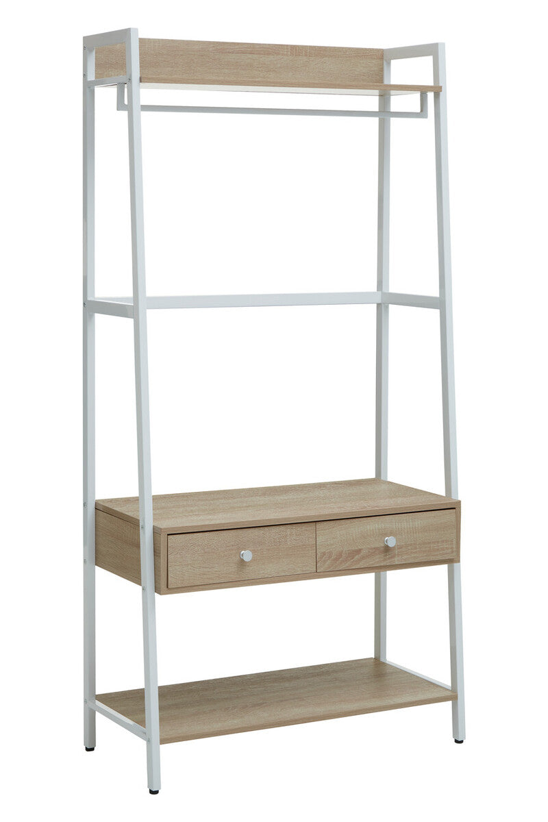 Orsina Bradbury Natural Oak Open Wardrobe – Modular Storage Unit