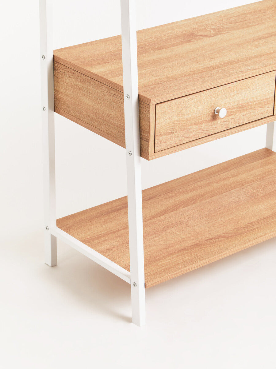 Orsina Bradbury Natural Oak Open Wardrobe – Modular Storage Unit