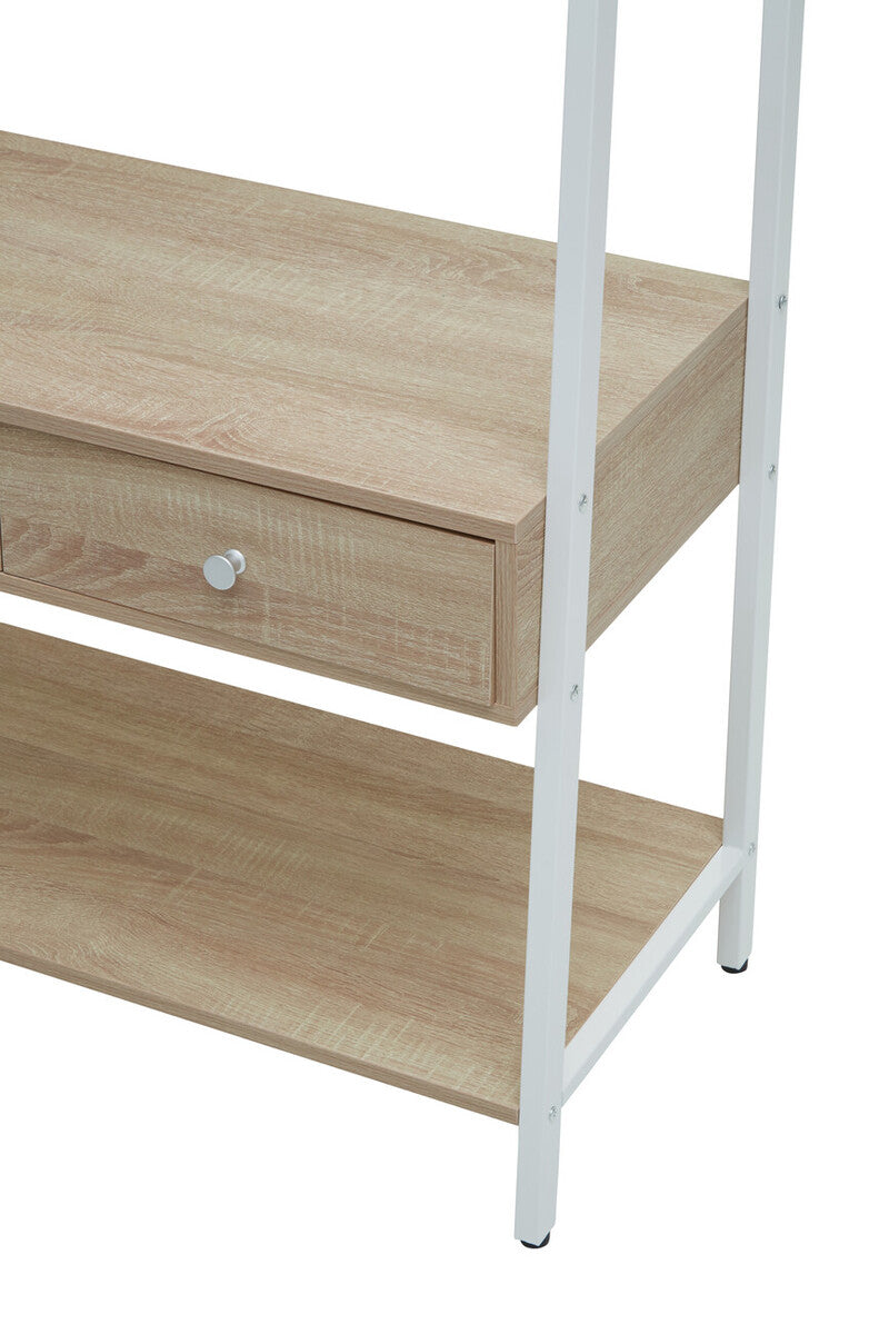 Orsina Bradbury Natural Oak Open Wardrobe – Modular Storage Unit