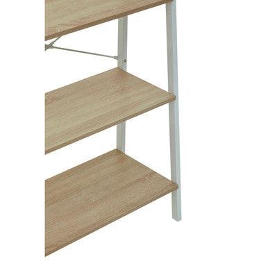 Orsina Bradbury 3-Tier Ladder Shelf – Natural Oak Veneer Unit
