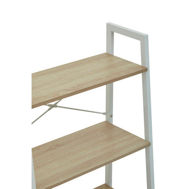 Orsina Bradbury 3-Tier Ladder Shelf – Natural Oak Veneer Unit