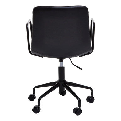 Orsina Forbes Black Home Office Chair – Modern Swivel Desk Task Chair