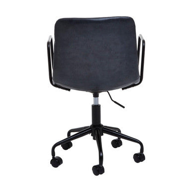 Orsina Forbes Grey Home Office Chair | Modern Swivel Desk Chair