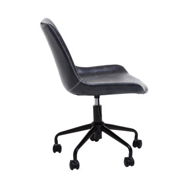 Orsina Bloomberg Grey Home Office Chair – Modern Swivel Desk Chair