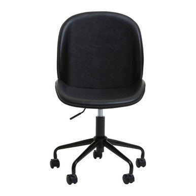 Orsina Clinton Black Home Office Chair – Modern Swivel Task Chair