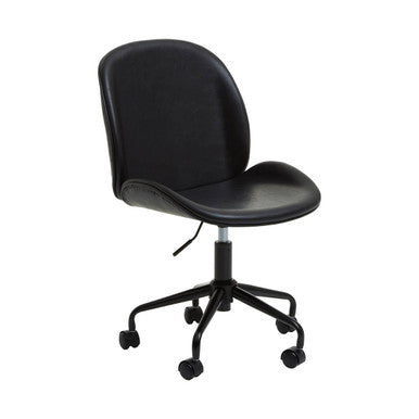 Orsina Clinton Black Home Office Chair – Modern Swivel Task Chair