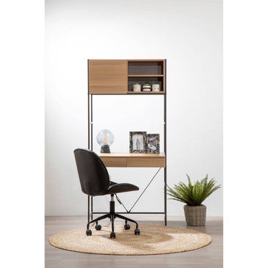 Orsina Clinton Black Home Office Chair – Modern Swivel Task Chair