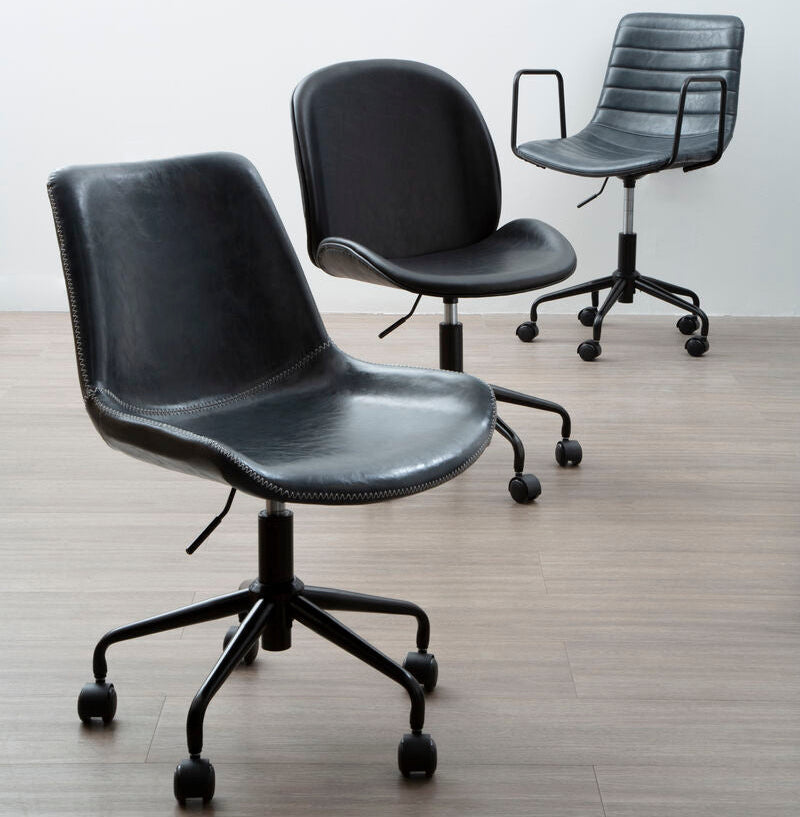 Orsina Clinton Black Home Office Chair – Modern Swivel Task Chair