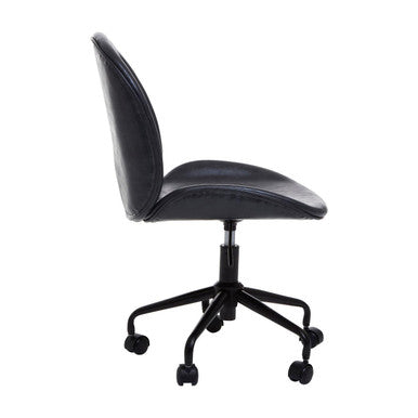 Orsina Clinton Grey Home Office Chair – Modern Swivel Desk Task Chair