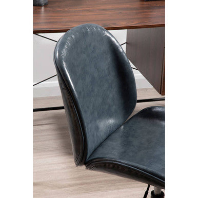 Orsina Clinton Grey Home Office Chair – Modern Swivel Desk Task Chair