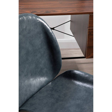 Orsina Clinton Grey Home Office Chair – Modern Swivel Desk Task Chair