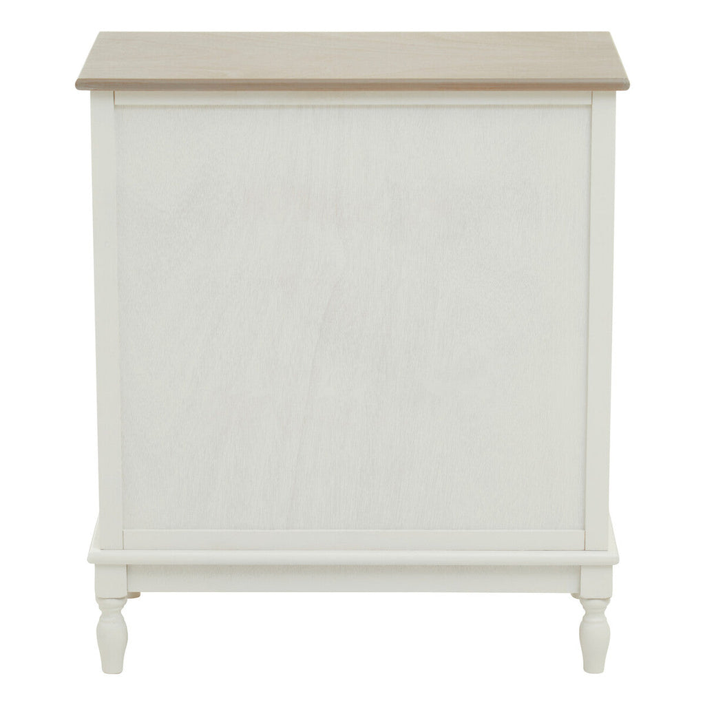 Orsina Heritage 2 Drawer White Sideboard – Classic Storage Cabinet