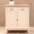 Orsina Heritage 2 Drawer White Sideboard – Classic Storage Cabinet