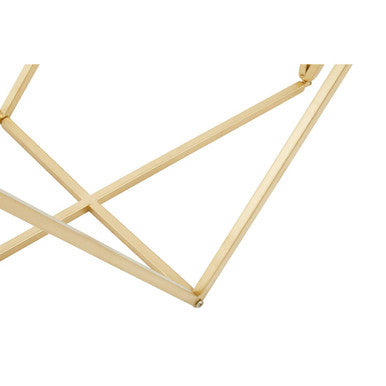 Orsina Farran Gold Mirrored Console Table – Rectangular Glam Decor