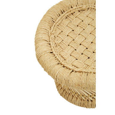 Orsina Rowan Children's Natural Rattan Chair and Stool Set
