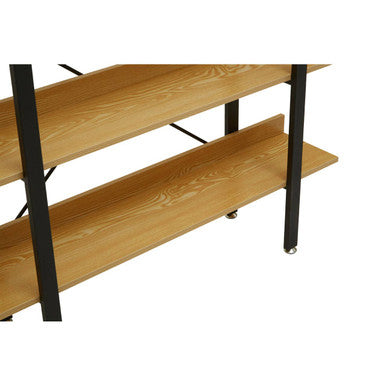 Orsina Laxton 3-Tier Ladder Shelving Unit | Light Oak Effect Bookcase