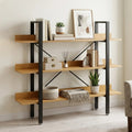 Orsina Laxton 3-Tier Ladder Shelving Unit | Light Oak Effect Bookcase