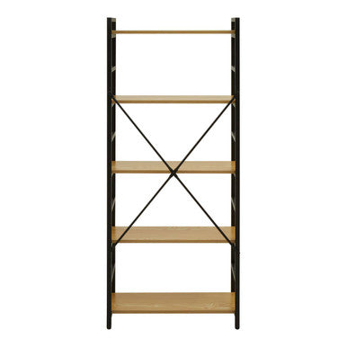Orsina Laxton 5 Tier Ladder Shelf – Light Oak Effect Display Unit