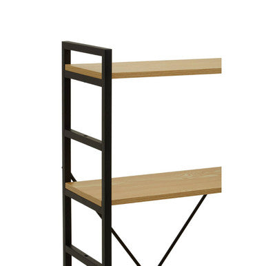 Orsina Laxton 5 Tier Ladder Shelf – Light Oak Effect Display Unit