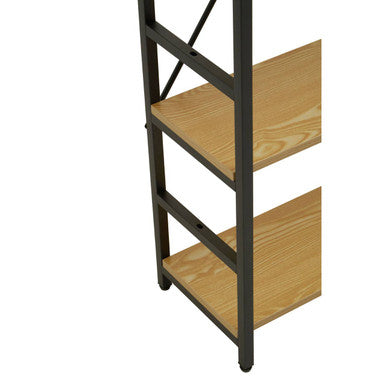 Orsina Laxton 5 Tier Ladder Shelf – Light Oak Effect Display Unit