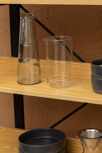 Orsina Laxton 5 Tier Light Oak Effect Shelving Unit | Modern Bookcase