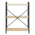 Orsina Laxton 3 Tier Light Oak Effect Ladder Shelf – Industrial Storage