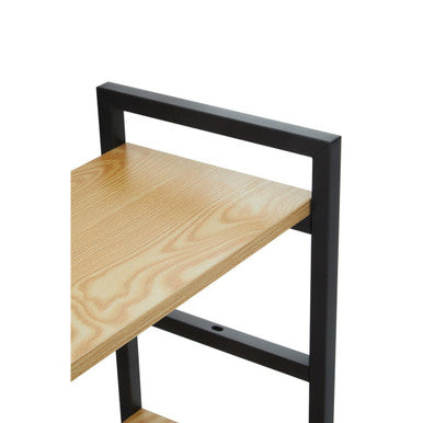 Orsina Laxton 3 Tier Light Oak Effect Ladder Shelf – Industrial Storage