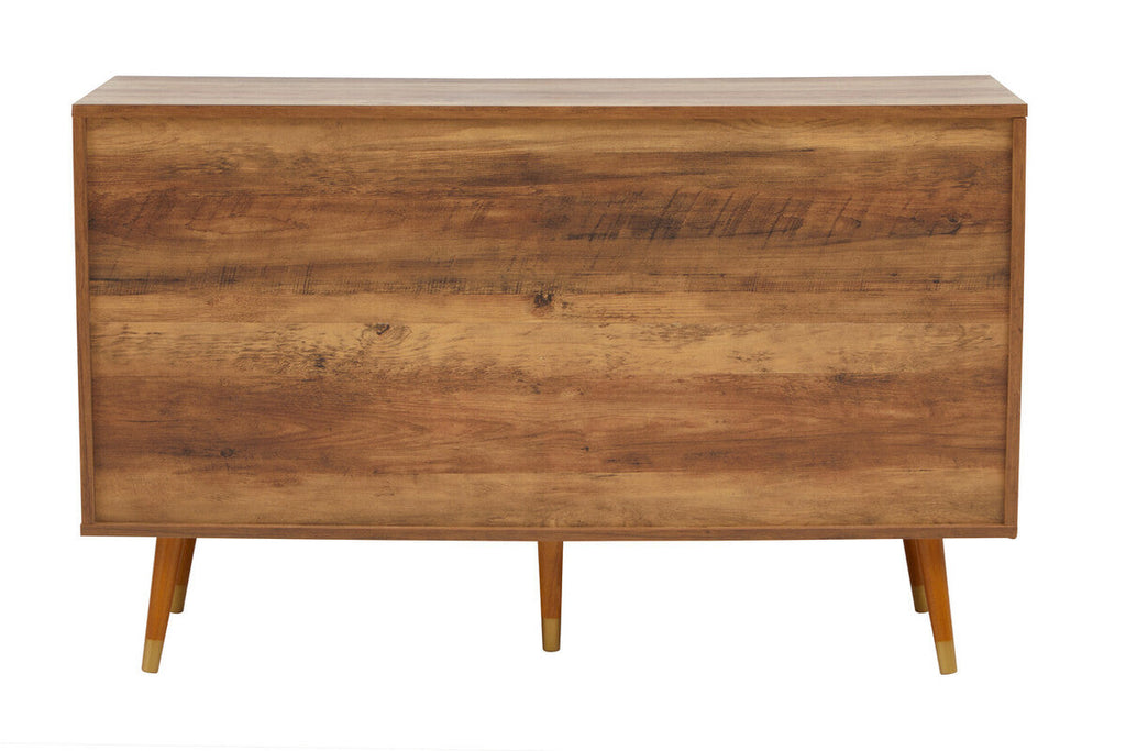 Orsina Frida Wood Veneer Sideboard – 2-Door 3-Drawer Storage Cabinet
